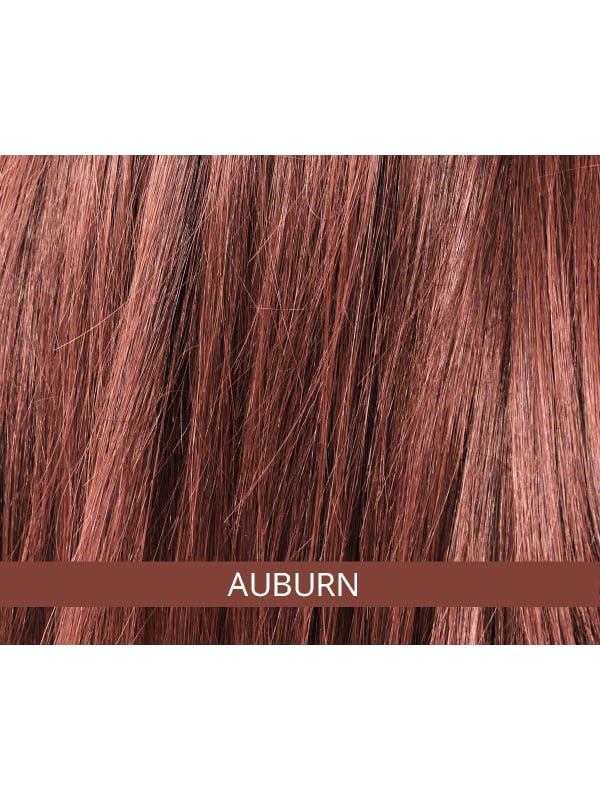 Couronne de cheveux mi-longue Les Franjynes : frange reverse nuque en fibre synthétique premium, maintien breveté, compatible tu
