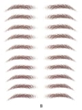Tatouages sourcils bruns auto-collants effet poil à poil : rendu naturel, waterproof, pose rapide et retrait doux
