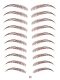 Tatouages sourcils bruns auto-collants effet poil à poil : rendu naturel, waterproof, pose rapide et retrait doux