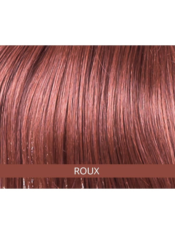 Frange lisse Les Franjynettes pour enfant, fibre synthétique douce, maintien breveté Les Franjynes, idéale sous turban ou bonnet