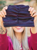 Bonnet Fébibi Notte bleu rayé rouge et blanc — confort et style