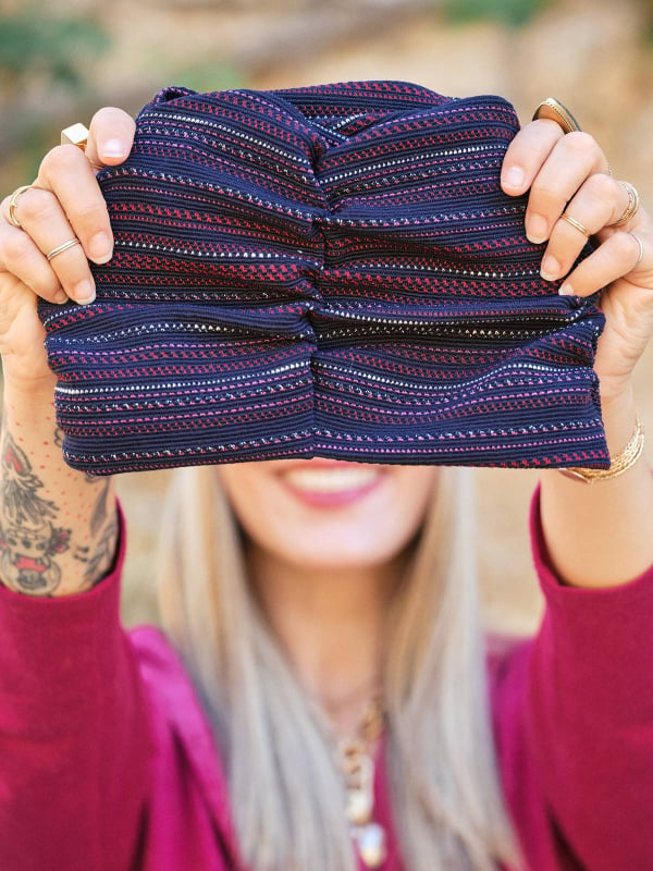 Bonnet Fébibi Notte bleu rayé rouge et blanc — confort et style