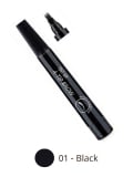 Stylo à sourcils liquide waterproof 4 pointes : tracé fin et effet poil à poil naturel longue durée