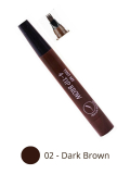 Stylo à sourcils liquide waterproof 4 pointes : tracé fin et effet poil à poil naturel longue durée