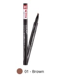 Crayon à sourcils liquide waterproof 4 pointes : effet poil à poil naturel, longue tenue, application précise