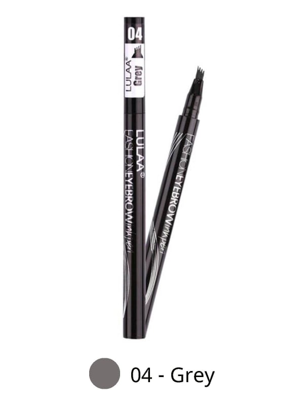 Crayon à sourcils liquide waterproof 4 pointes : effet poil à poil naturel, longue tenue, application précise