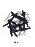 Peignes à coudre x4 pour perruque ou volumateur : dents antiglisse, fixation confortable, plusieurs couleurs assorties au bonnet