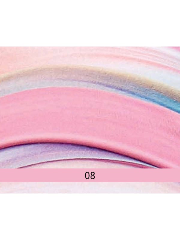 Foulard Mayte Gisela Mayer en viscose, motifs tendance, à nouer sur turban ou à porter seul