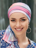 Foulard Mayte Gisela Mayer en viscose, motifs tendance, à nouer sur turban ou à porter seul