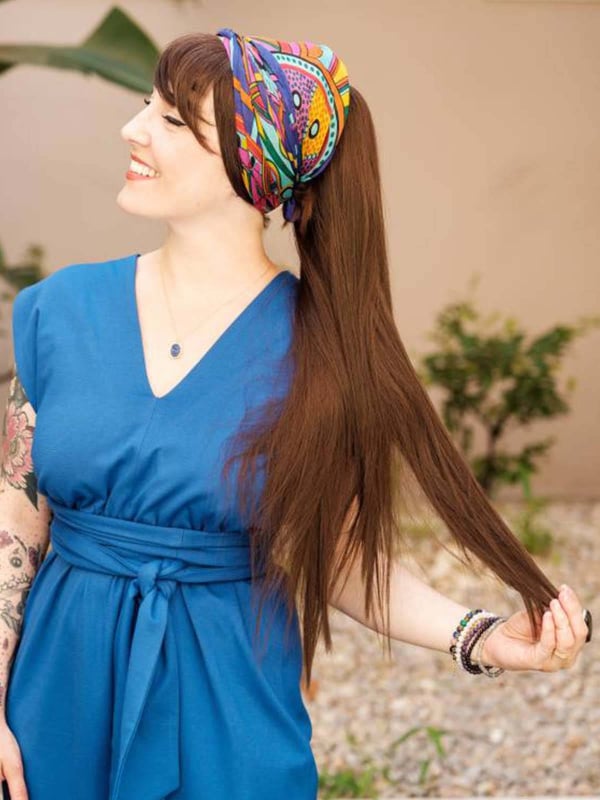 Queue de Cheval Les Franjynes 70 cm — pose facile, fibre naturelle, look instantané