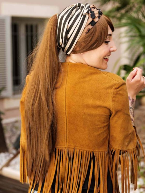 Queue de Cheval Les Franjynes 70 cm — pose facile, fibre naturelle, look instantané