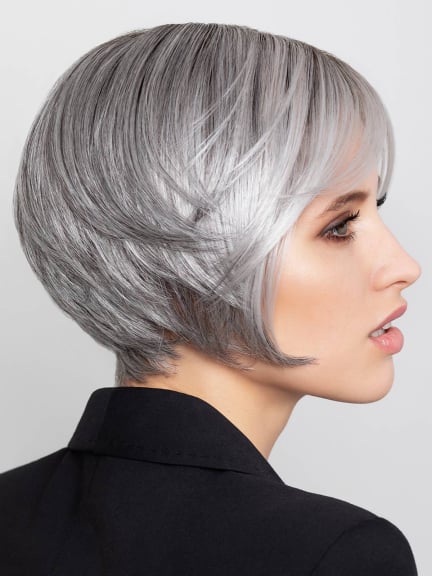 Perruque Sun Club mi-long dégradé, rendu naturel et élégant