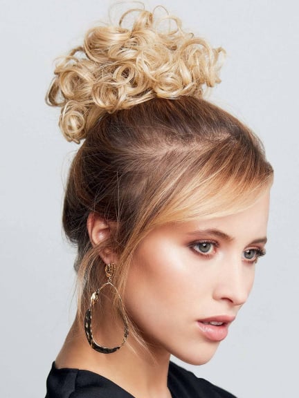 Chignon Rum Gisela Mayer à clipser — coiffé décoiffé, pose facile