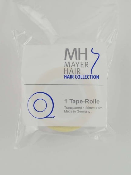 Adhésif Tape Rolle double face - transparent, hypoallergénique, spécial tulle, tenue 2-3 semaines