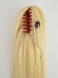 Extension queue de cheval Jeannie Small Clip 52 cm, lisse, fixation pince crabe 5,5 cm – Gisela Mayer (fibre synthétique)