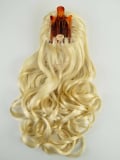 Chic Clip Curly — queue de cheval bouclée 52 cm, clip facile