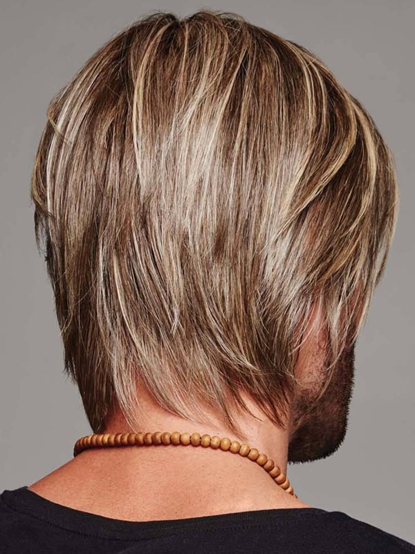 Perruque Fashion Cut Lace Part - mi-longue dégradée, collection Men Line by Gisela Mayer