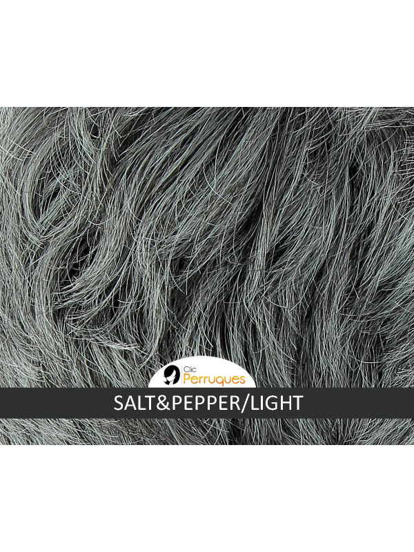 Perruque homme High End James Gisela Mayer : dégradé avec volume et tulle cinéma pour un effet cheveux naturels