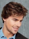 Perruque homme Max Mono Gisela Mayer : coupe courte dégradée, volume naturel, idéale pour camoufler l’alopécie (coloris 12MS).