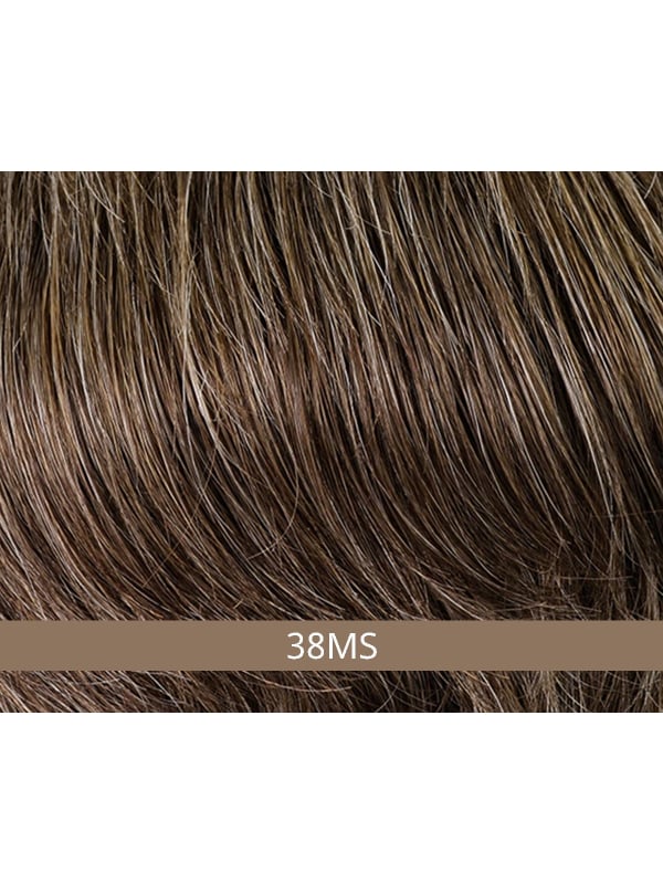 New Boris Super Lace Men Line Gisela Mayer : perruque homme Lace Front invisible, coupe dégradée naturelle (couleur 44MS)