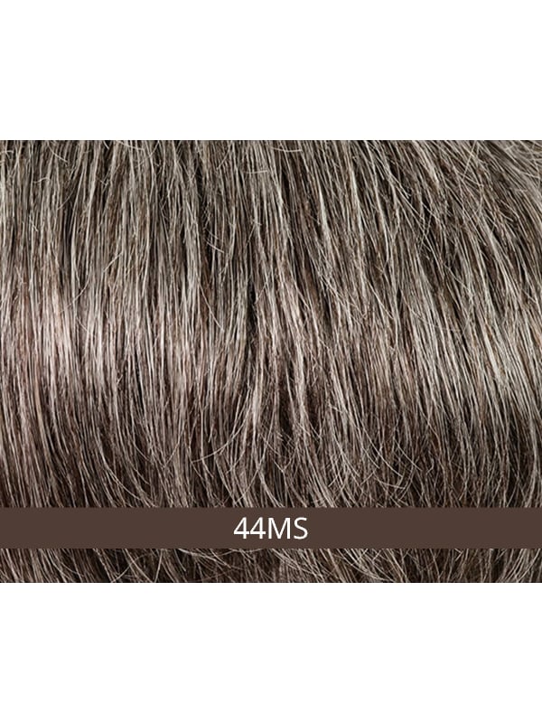 New Boris Super Lace Men Line Gisela Mayer : perruque homme Lace Front invisible, coupe dégradée naturelle (couleur 44MS)