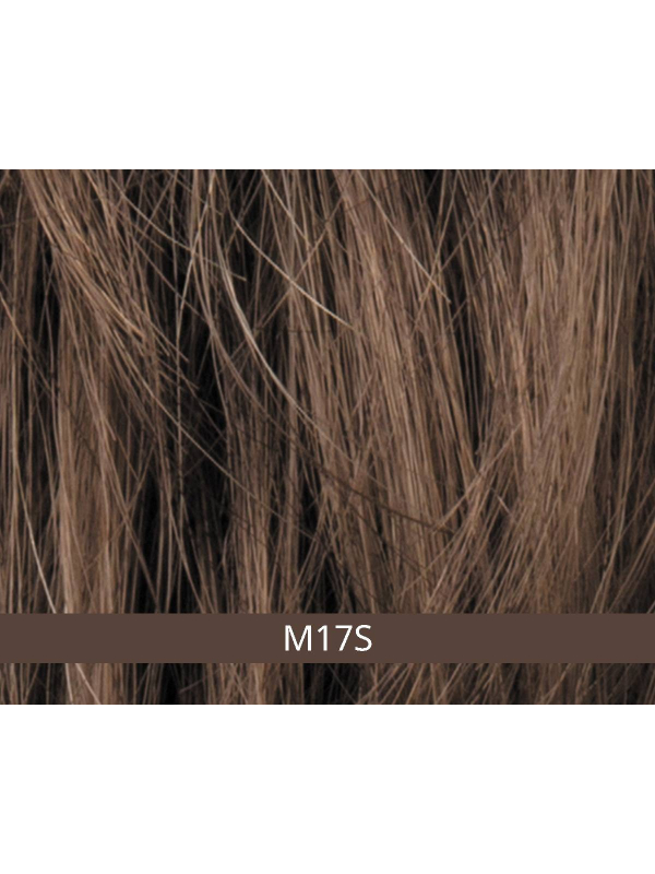Perruque homme Justin 2.0 HAIRforMANce : raie sur le côté, dégradé, volume naturel, tulle cinéma pour une ligne frontale discrèt