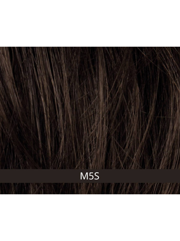 Perruque homme Steven Sport 2.0 : coupe dégradée chic, ondulation sur le dessus, tulle cinéma discret, volume naturel