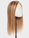 Volumateur Top Filler Delia Mono en cheveux naturels 40 cm à clips, base 14x18 cm pour un volume discret et une tenue fiable.