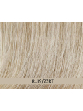 Volumateur Nature Top Glam Gisela Mayer : topper 17x18 cm, monofilament, fibre synthétique thermorésistante, 4 pinces, frange.