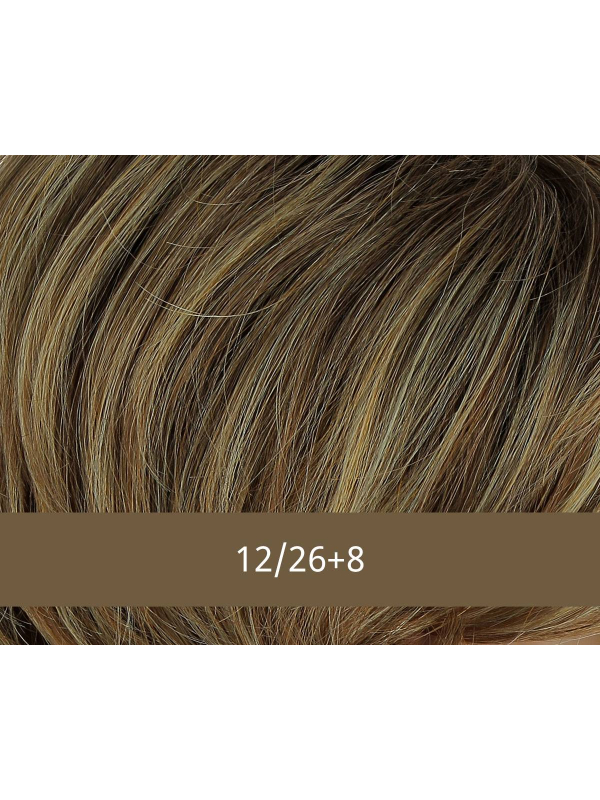 Volumateur Top Comfort Page Long Gisela Mayer : carré long naturel, base monofilament, 4 pinces, volume discret