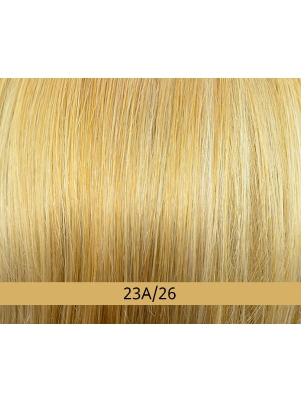 Volumateur Top Comfort Page Long Gisela Mayer : carré long naturel, base monofilament, 4 pinces, volume discret
