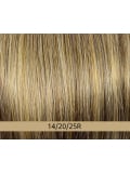 Volumateur Top Page Gisela Mayer : carré mi-long 25 cm, base 15x13 cm, mono-filament naturel, fixation par 4 pinces