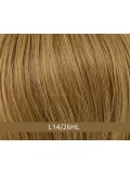 Volumateur Top Curly Long HH Gisela Mayer: boucles longues 45 cm, frange rideau, 70% Remy Hair, base monofilament 16x16 cm