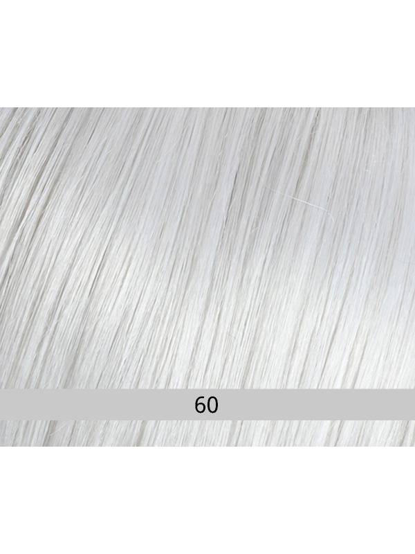 Volumateur New Top Filler Perfection Mono Lace 14 cm : topper synthétique à clips, monofilament + tresse, 21x23 cm, effet nature