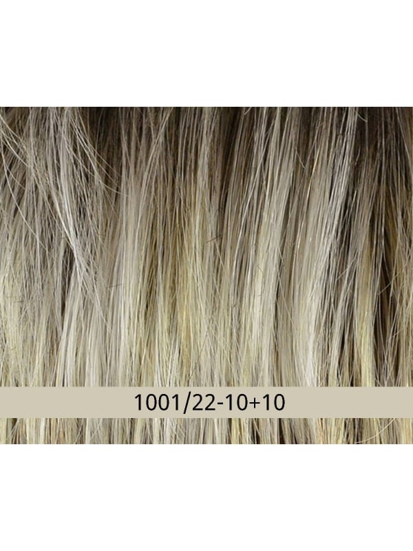 Perruque Gisela Mayer Visconti Click Lace Part : carré court plongeant asymétrique, volume naturel et ligne ultra féminine