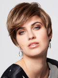 Visconti Modern Cut — perruque courte moderne, mèche latérale