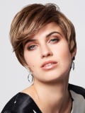 Visconti Modern Cut Mono Lace Gisela Mayer – perruque courte moderne, mèche longue côté, lace front invisible pour un rendu natu