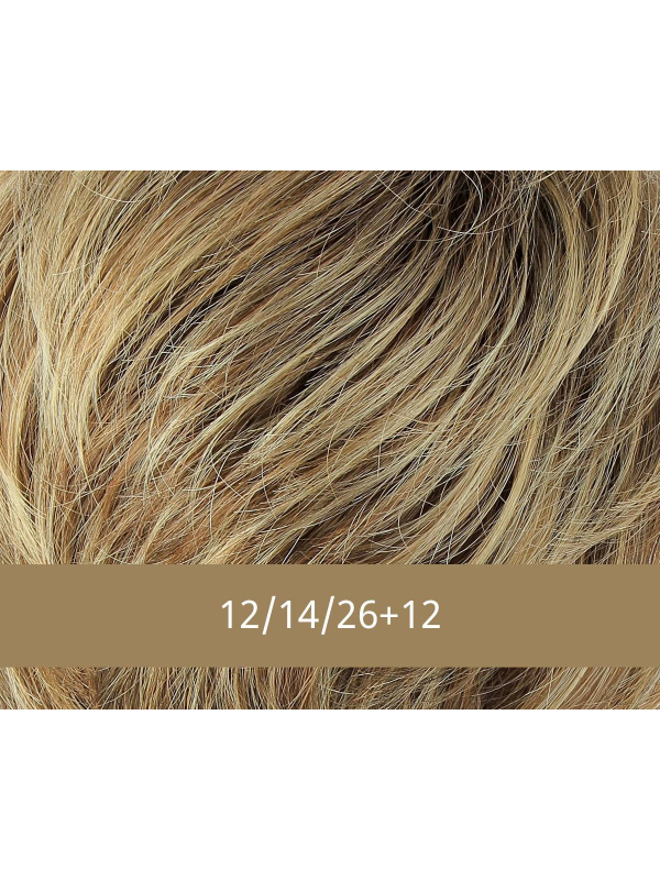 Visconti Race Lace Part Andrea Visconti (Gisela Mayer) : perruque carré mi-long dégradé avec mèche, volume naturel et rendu disc