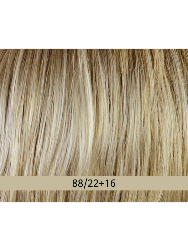 Visconti Race Lace Part Andrea Visconti (Gisela Mayer) : perruque carré mi-long dégradé avec mèche, volume naturel et rendu disc