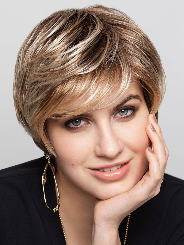 Visconti Touch — Perruque courte, volume naturel pour camoufler l'alopécie avec discrétion