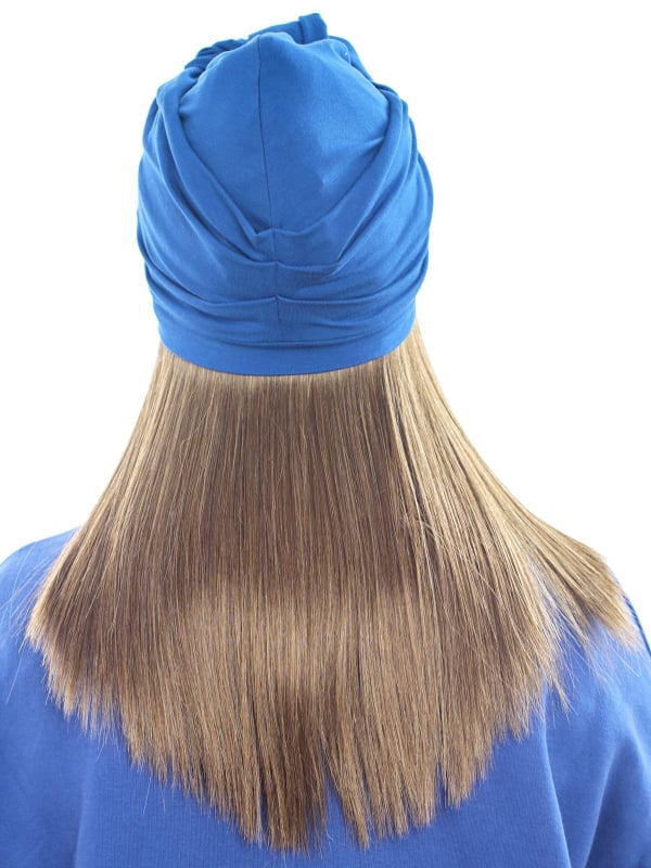 Couronne de cheveux mi-longue Les Franjynes : frange reverse nuque en fibre synthétique premium, maintien breveté, compatible tu