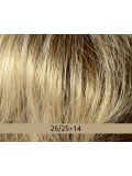 Perruque Super Page Mono Lace Large Gisela Mayer : carré lisse avec frange, lace naturelle et bonnet confortable.