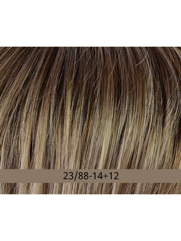 Perruque Wind courte — volume naturel et coupe dégradée