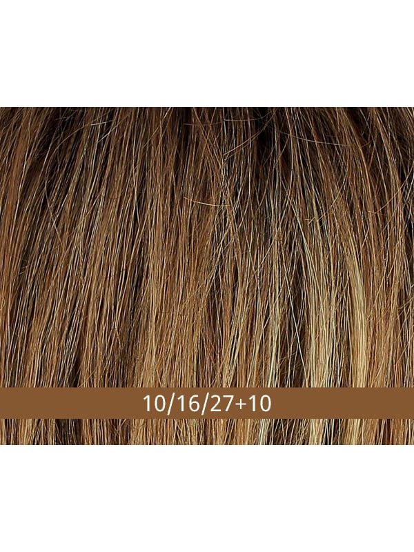 Perruque Wind Mono Lace Large — coupe courte effilée, volume naturel