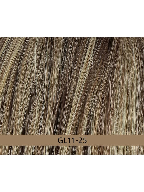 Perruque Elegance Gisela Mayer : carré mi-long avec frange, look naturel et discret pour camoufler l’alopécie