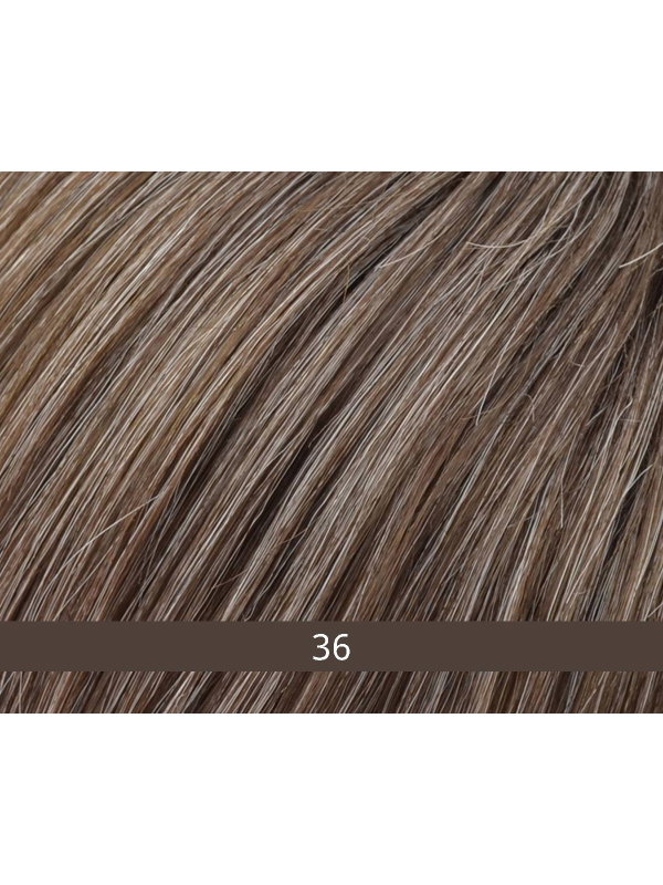 Ashley Mono Lace perruque courte naturelle, bordure frontale transparente