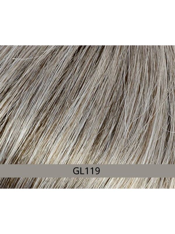 Perruque Gisela Mayer Charme Mono Super : boucles larges, bonnet tresse mono-filament, tulle cinéma pour un effet naturel discre