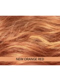 Perruque Modern Curl bouclée : ondulations glamour et volume naturel, couleur New Orange Red sur le mannequin