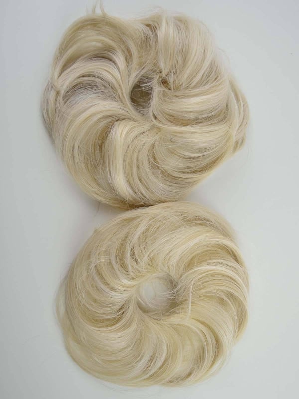 Mini Duo Gisela Mayer : duo de postiches sur élastique épais pour un chignon volumineux, maintien confortable et look naturel.