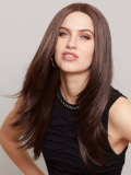 Perruque Alicia longue en fibre synthétique, rendu naturel et féminin